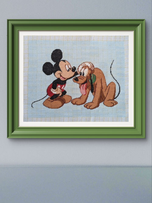 Micky and Pluto